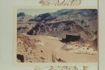 Lava remnant at Mile 221.9; the creek at Mile 222