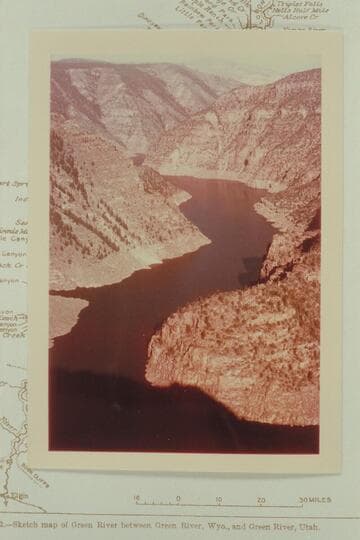 Lake back of Flaming Gorge