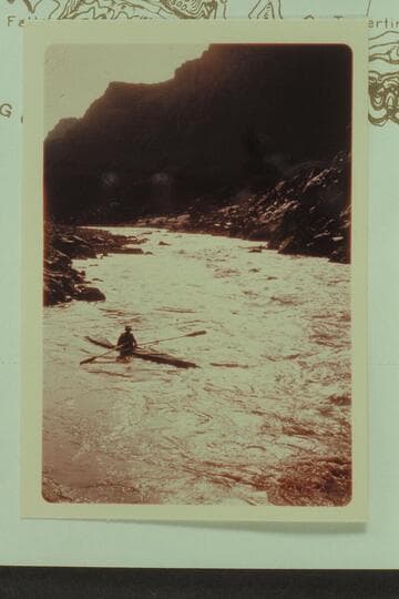 Les Jones at 231 Mile Rapid (?)