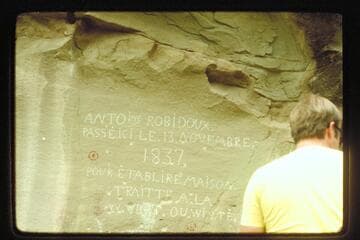 Robidoux inscription