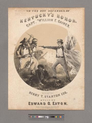 The boy defender of Kentucky's honor / words by Henry T. Stanton; music by Edward O. Eaton
