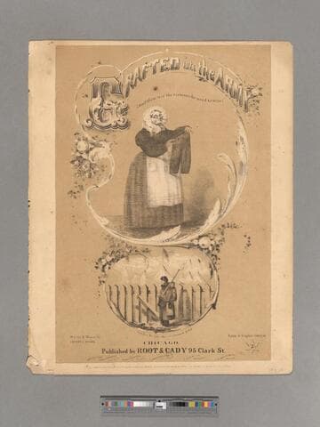 Grafted into the Army / words and music by Henry C. Work. No. 13