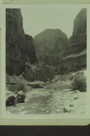 Mouth of Kanab Creek when the River was flowing 30,000 to 35,000 cfs.  Compare with FSD's "Romance," p.340