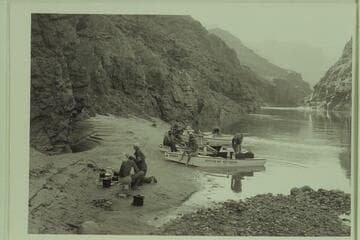 The Wright party camped at Deer Creek