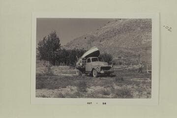 16' Smith-Craft on Bundy truck headed for the top of the Whitmore Trail