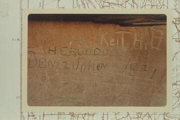 Denis Julien inscription south of Whiterocks