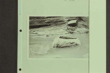 Ballard Atherton's bed in lagoon at mouth of Supai Creek