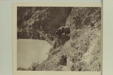 Suspension Bridge above Bright Angel Creek