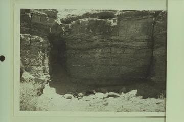 Willie's grave, Mile 45.  Willie was buried here 1956, June 06