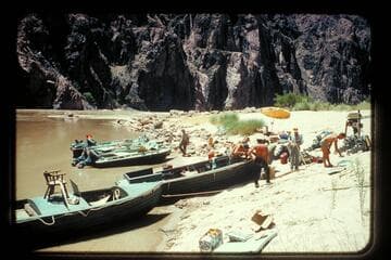 Boats at Bright Angel Creek