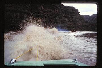 The "Bert Loper" gets an assist in towing crippled cruiser; Colorado River