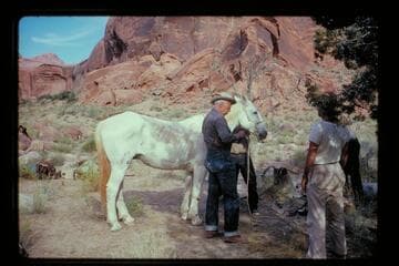 Archeyes Ballard and horse; Mile 71.3
