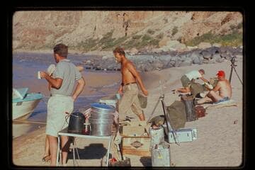 Camp at Vulcan Rapids