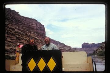 Cruising down in saddle of The Loop, Mile 7.5