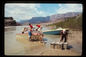 Loading gas; Lees Ferry