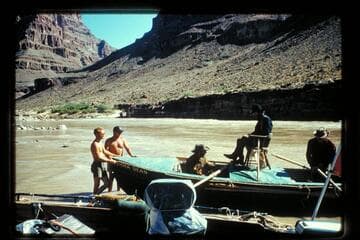 Readying prop boat; Mile 214