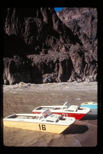 "Big Yellow" and "Big Red" at Monument Creek Rapids