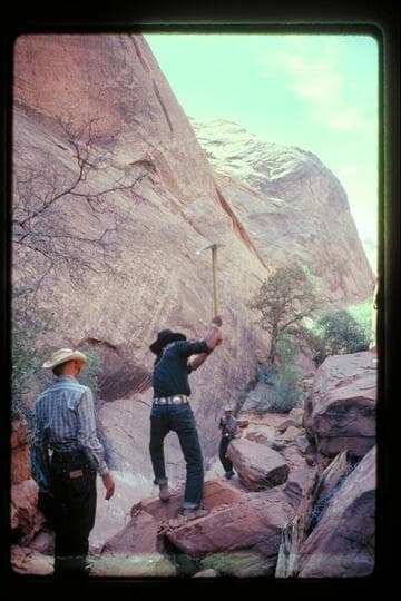 Building trail between Bald Rock and Nasja Creeks