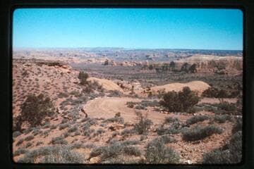 Desha Canyon from lookout on road to Trail Canyon