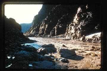 Riffle at camp, Mile 231.75