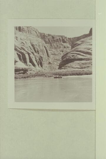 Camera boat above Lees Ferry.  Marston-Disney cruise