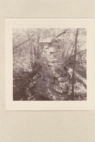 Chimney on Schock Bar believed to be Schock Cabin remnant