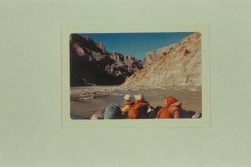 Gypsum Rapid, Mile 196.5. C-H #32 heading at Mile 196.6