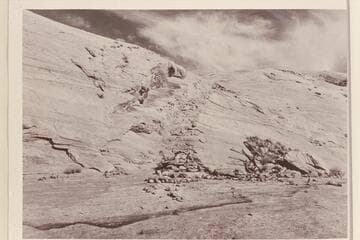 Schock Trail- upper end.  Mile 111, north bank