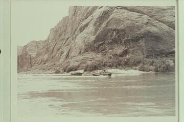 The "Bootoo" and the "Cactus" in Glen Canyon for shakedown cruise