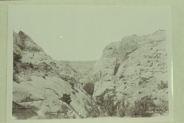 Looking down Big Bridge Gulch