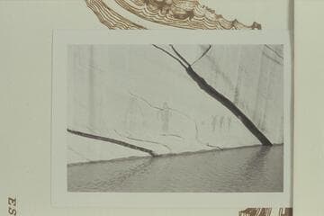 Pictographs below the mouth of the Escalante River at right bank and threatened with submerging under Lake Powell