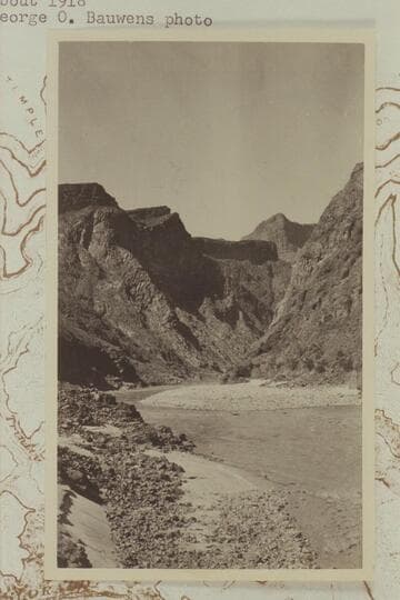 Downriver from the foot of Bright Angel Trail