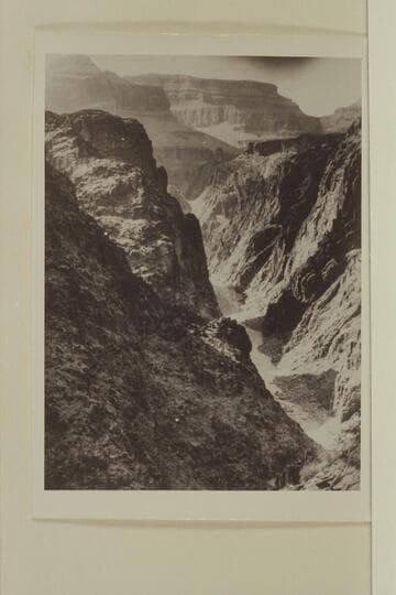 Horn Creek Rapid from Tonto.  Looking up the river