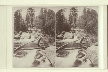 "Views on Boulder Creek", Driftwood Falls.  Boulder Creek is tributary to the upper part of Escalante River
