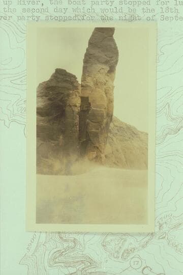 Sentinel Rock at mouth of Wahweap Creek