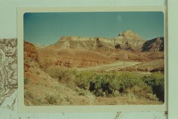 Apollo Temple from mouth of Cardenas Creek