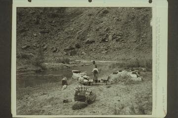 Camp on Dolores River below Beaver Creek