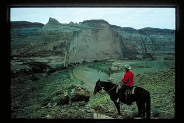 Up to mouth of Roost Canyon