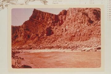 Down to head of Rapid #7.  Bill Belknap is dropping into the head of the rapid, Mile 209.6