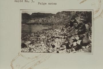 Up from Rapid No. 2 to gypsum anticline at the mouth of Butler Canyon