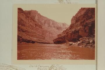 Up river to D. Julien Bend and Cove Canyon from Mile 185.6