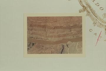 Cataract Canyon at Mile 189.  The cove at bottoom left appears at bottom left in 615 CTCN 189.10