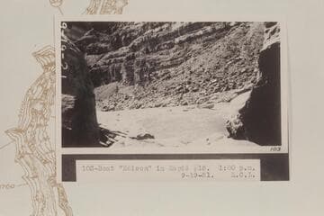 The boat "Edison" in Rapid No. 18