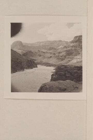 Downstream from above Bass Rapid; mouth of Hotauta Canyon