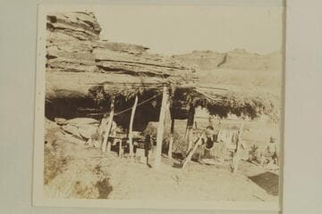 "Our cook house, Camp Brooks"