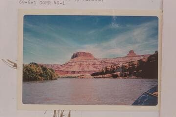 Butte and thumb at Mile 49-50, left bank