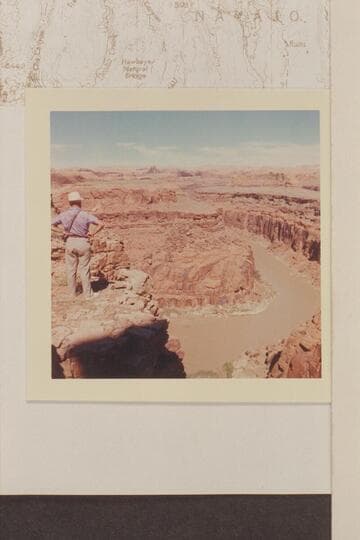Dock Marston looking up the San Juan from the mouth of Nasja Creek