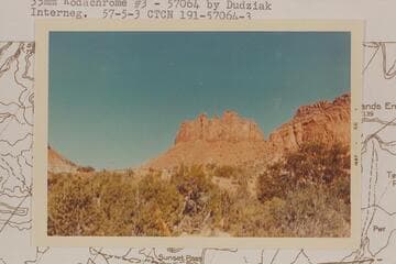 Gunsight Butte near Sunset Pass