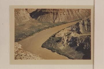 Spanish Bottom and the mouth of Butler or Red Lake Canyon