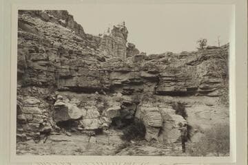 Kent Frost at the first drop in Red Lake Canyon, also known as Butler Canyon, which enters the Cataract Canyon at Mile 213 from the left opposite Spanish Bottom